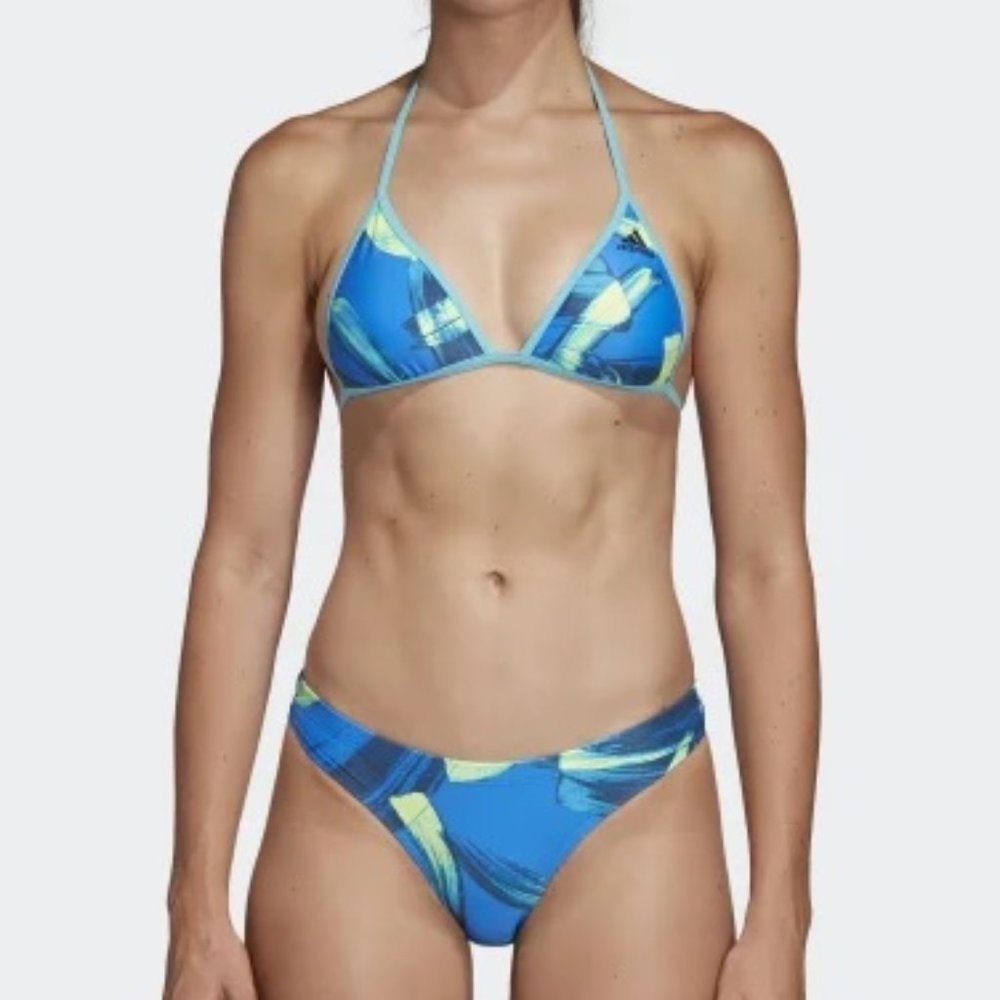 ADIDAS Blue BIKINI SET PARLEY BEACH Swimsuit